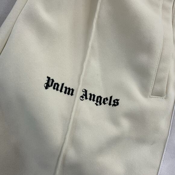 PALM ANGELS White Leopard V Colorblock Jogger Track Pants Adult Size XS - Picture 4 of 12